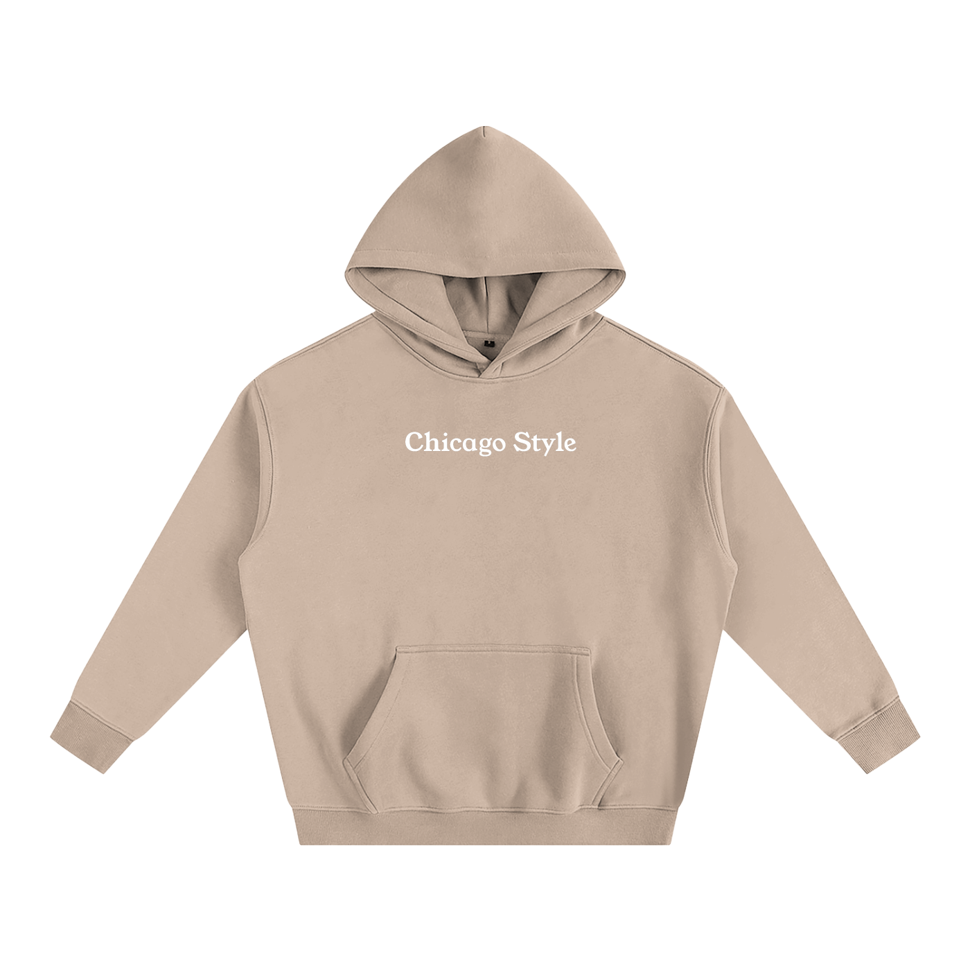 "Chicago Style" Oversize Fleeced Hoodie