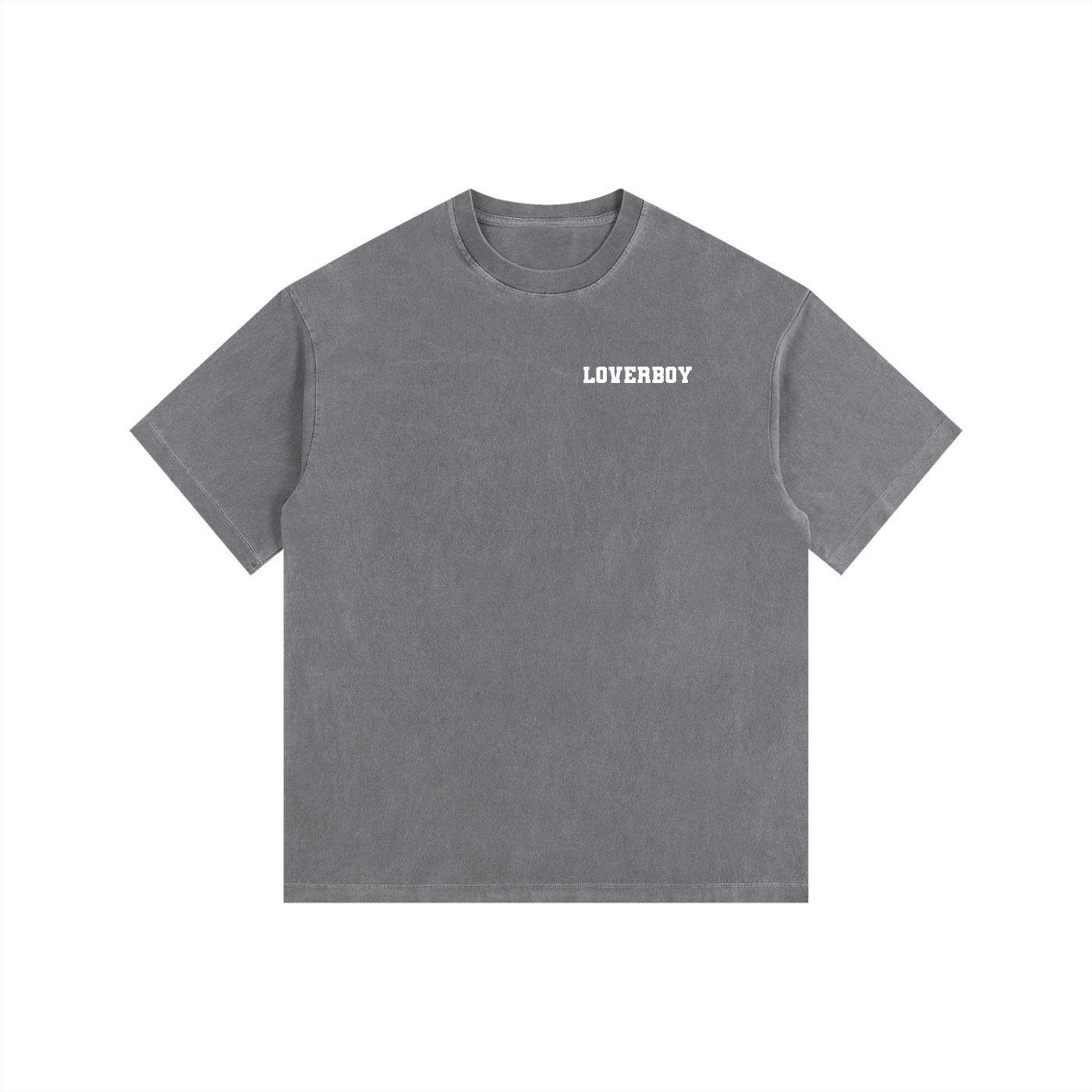 LOVERBOY Vintage Washed Oversized Cotton T-Shirt