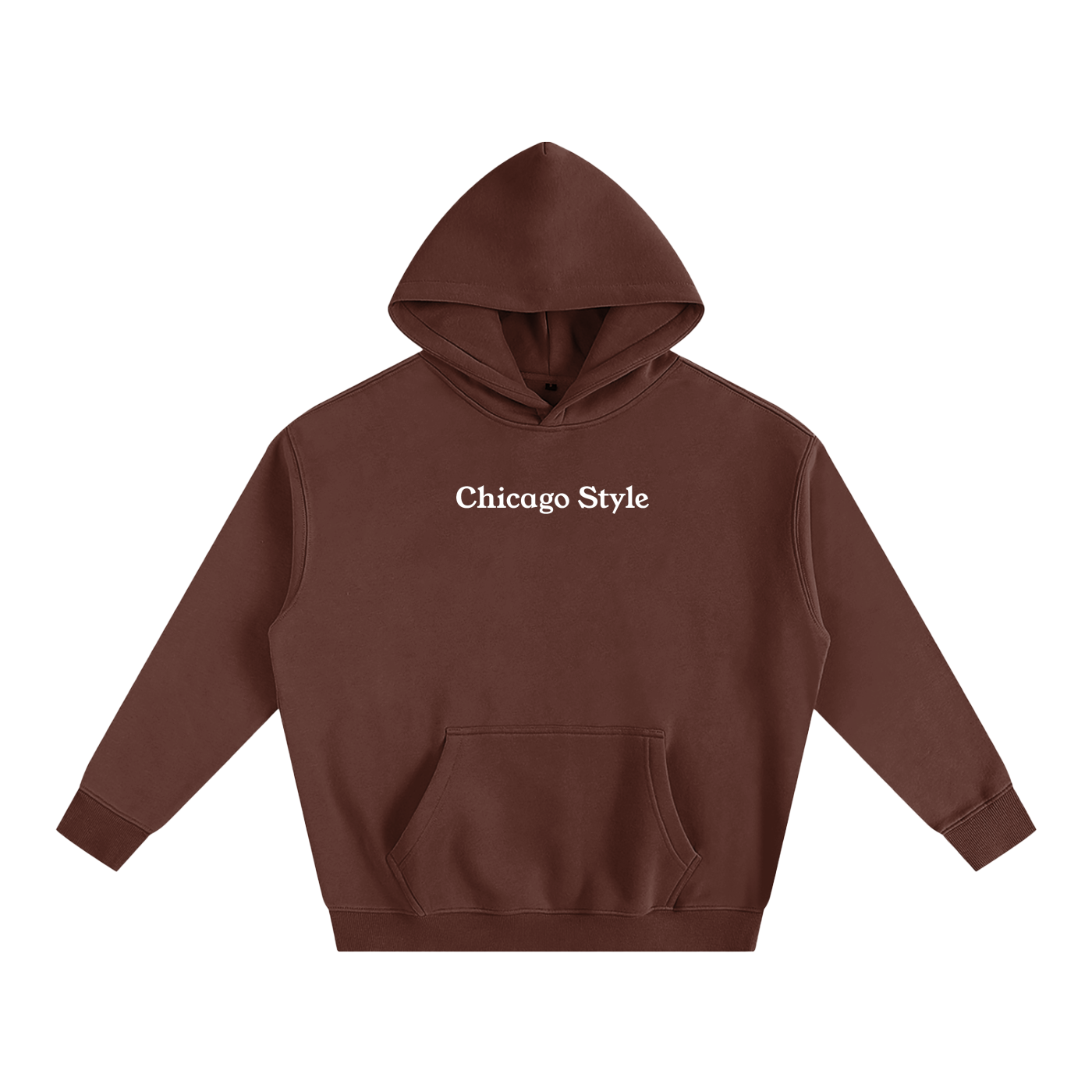 "Chicago Style" Oversize Fleeced Hoodie