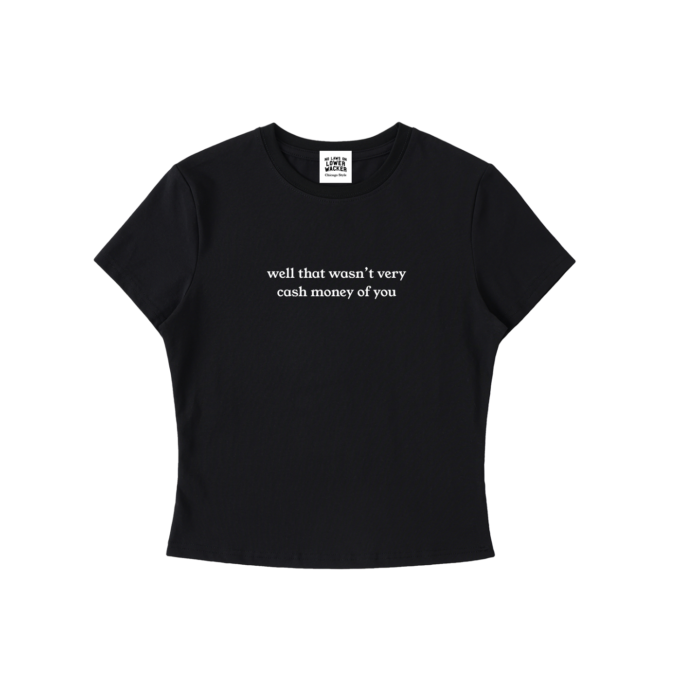 "Well That Wasn't Very Cash Money Of You" Essential Bodycon Crewneck Babydoll Shirt