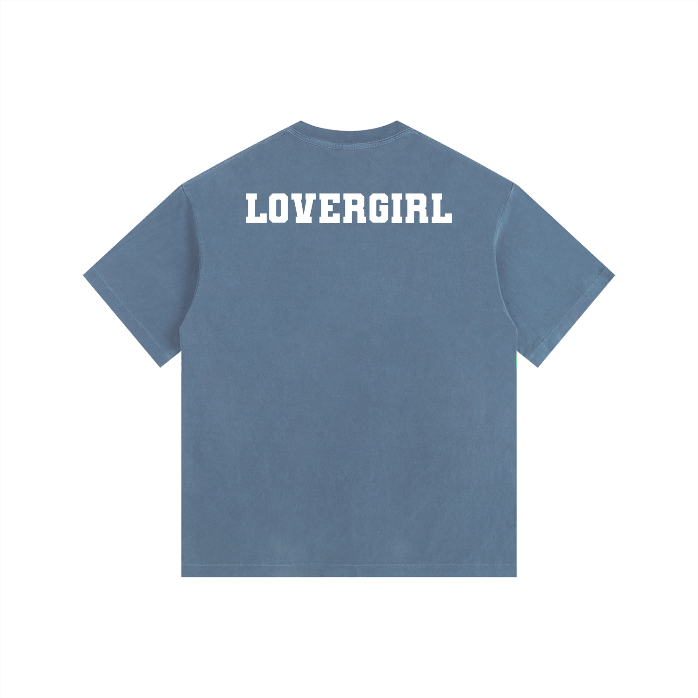 LOVERGIRL Vintage Washed Oversized Cotton T-Shirt