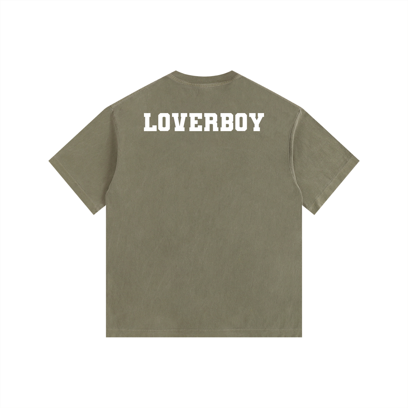 LOVERBOY Vintage Washed Oversized Cotton T-Shirt