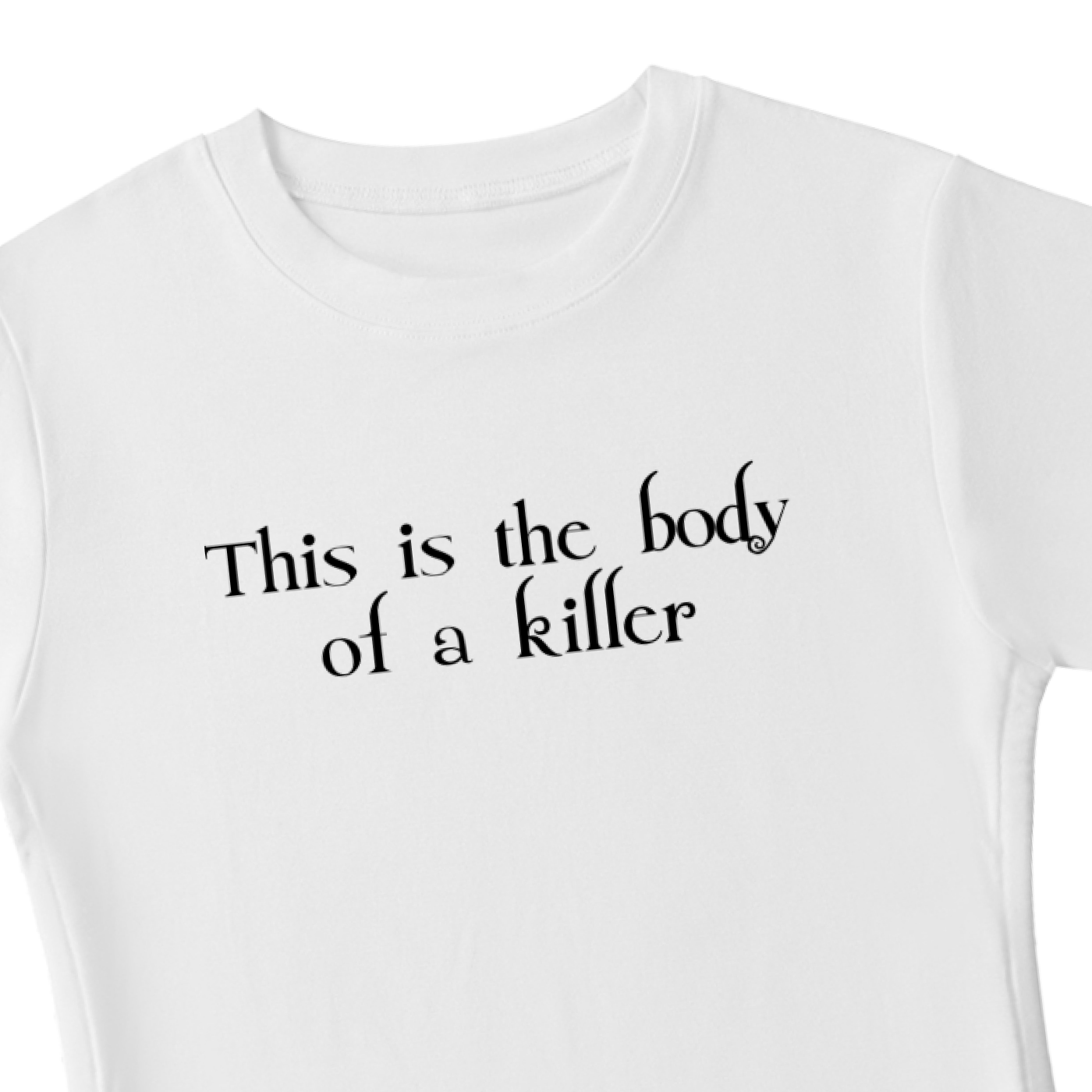Body Of A Killer Drawstring Babydoll Tee