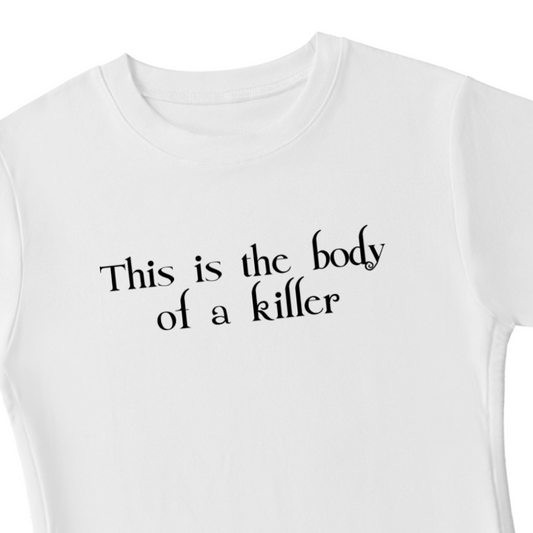 Body Of A Killer Drawstring Babydoll Tee