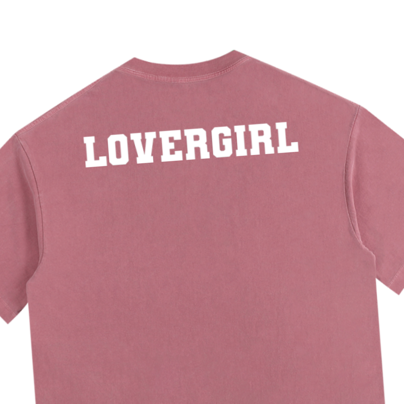 LOVERGIRL Vintage Washed Oversized Cotton T-Shirt