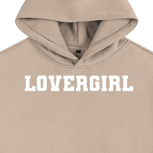 LOVERGIRL Oversize Fleeced Hoodie
