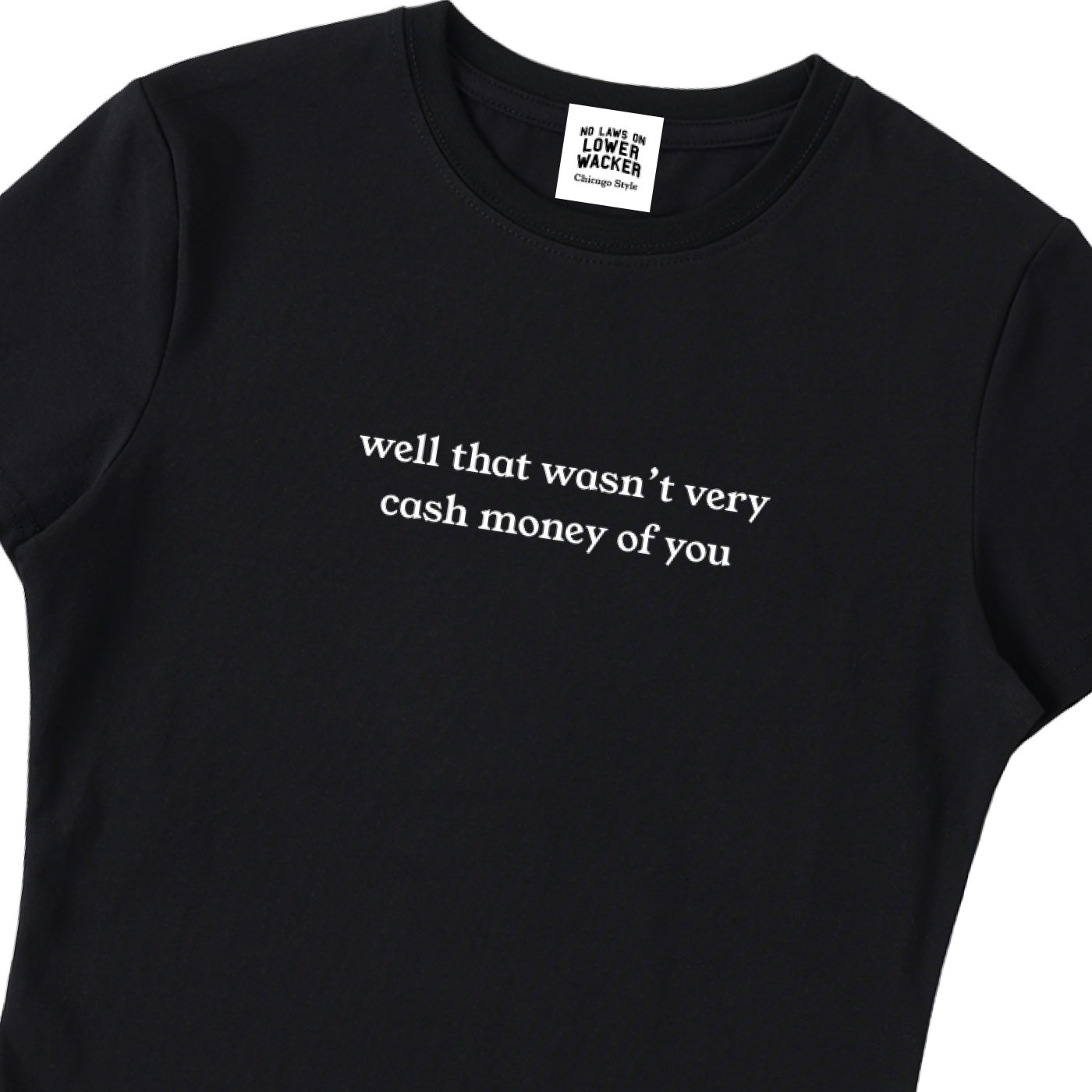 "Well That Wasn't Very Cash Money Of You" Essential Bodycon Crewneck Babydoll Shirt