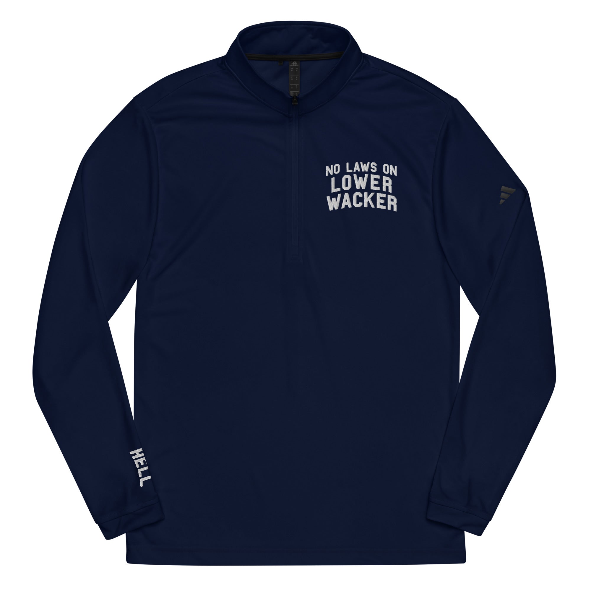 Workers プリズナコート ネイビー サイズ40 Adidas x No Laws On Lower Wacker - Quarter Zip Pullover