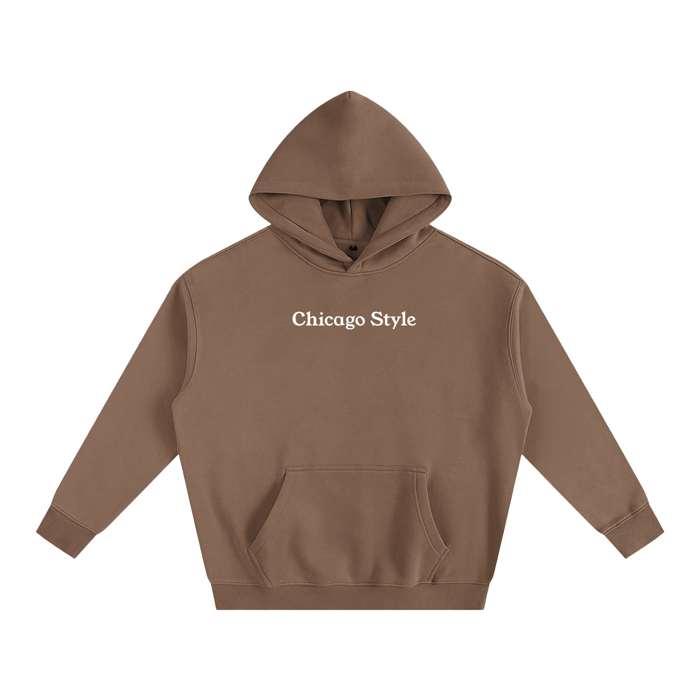 "Chicago Style" Oversize Fleeced Hoodie