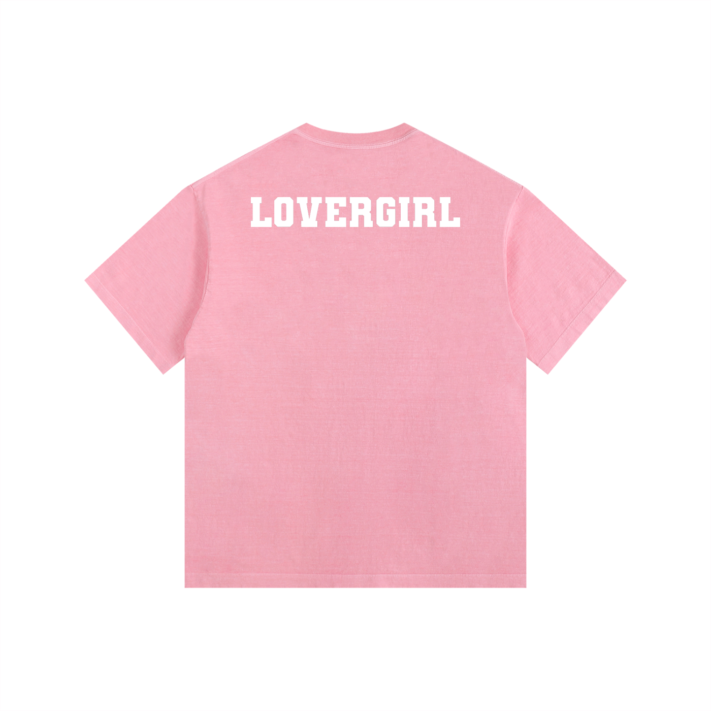 LOVERGIRL Vintage Washed Oversized Cotton T-Shirt