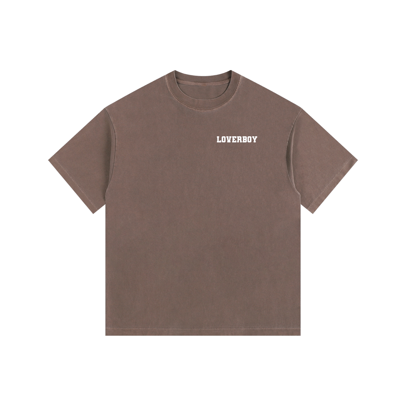 LOVERBOY Vintage Washed Oversized Cotton T-Shirt
