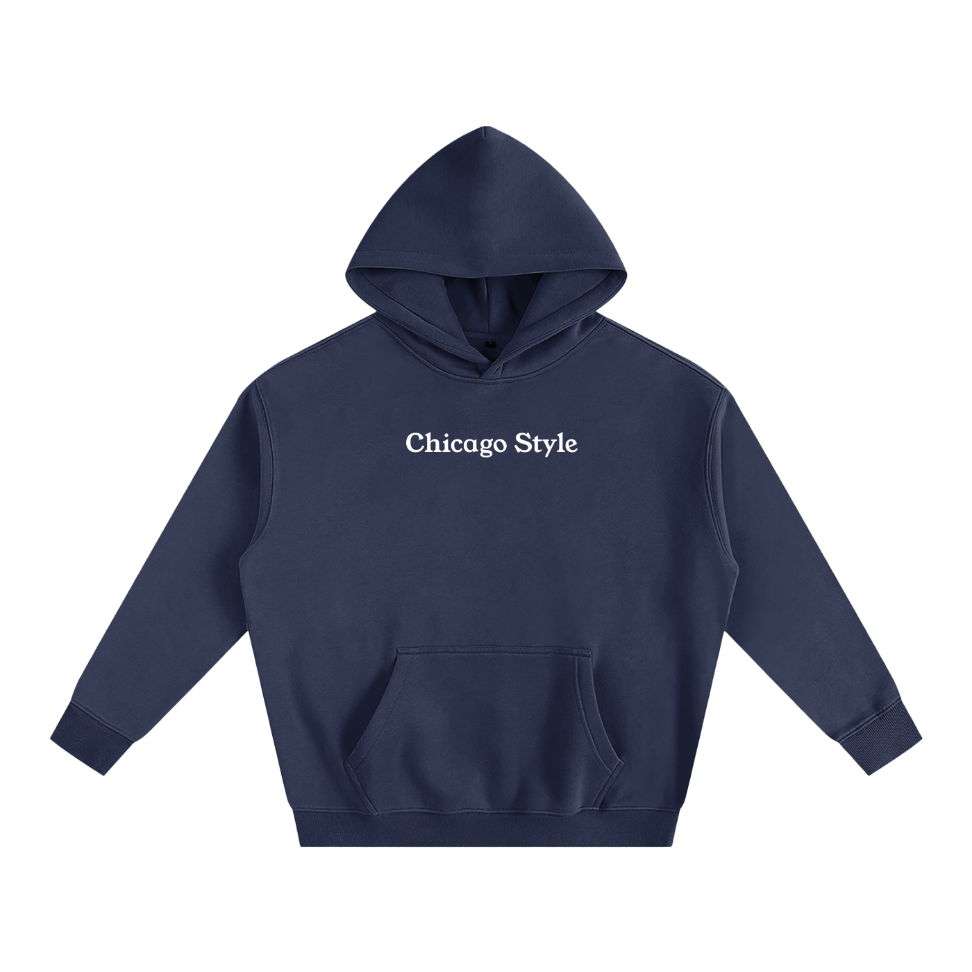 "Chicago Style" Oversize Fleeced Hoodie