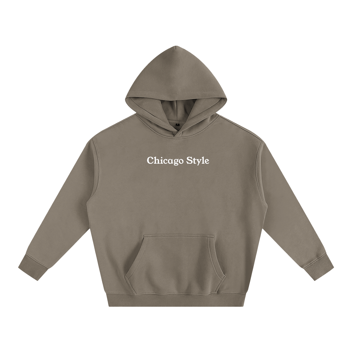 "Chicago Style" Oversize Fleeced Hoodie