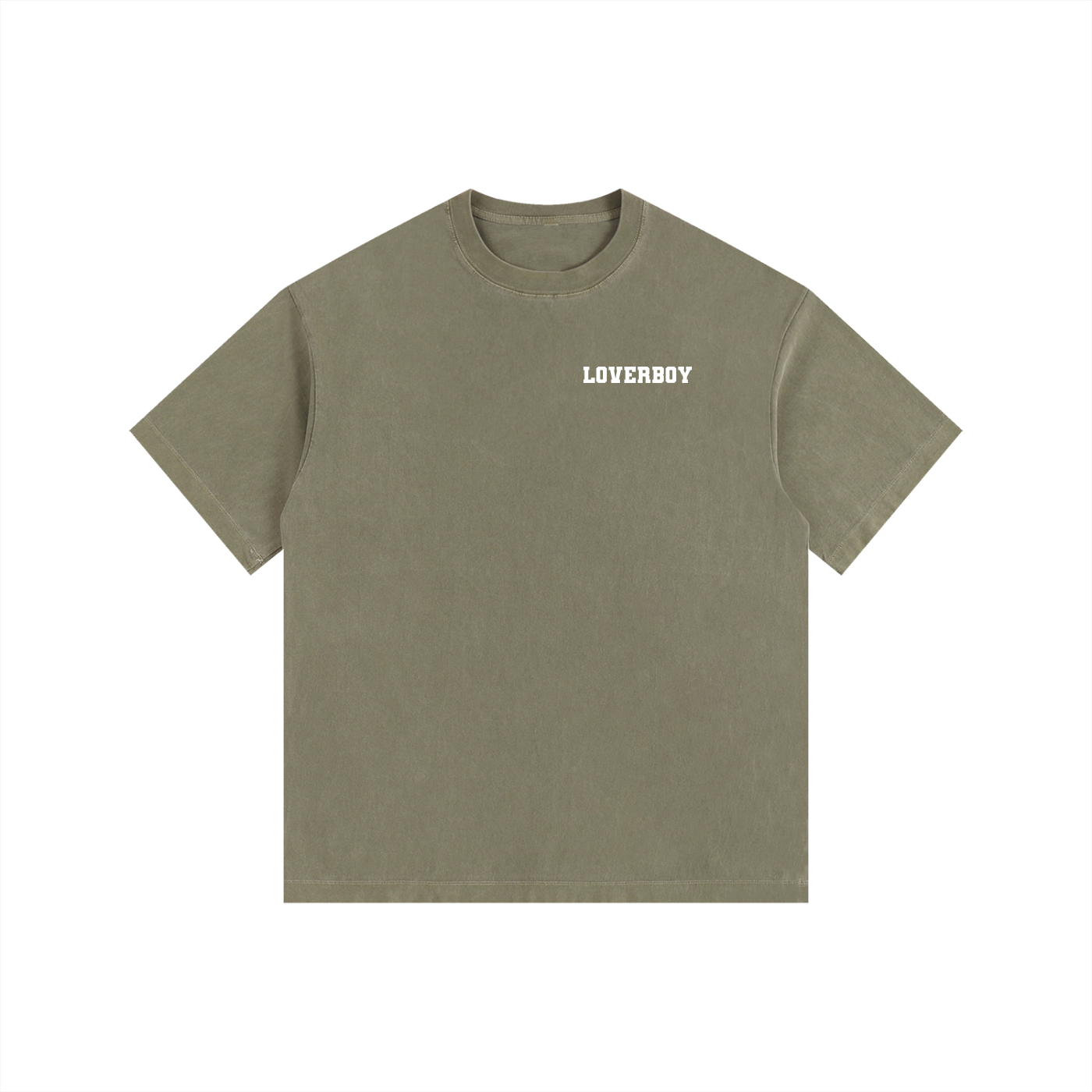 LOVERBOY Vintage Washed Oversized Cotton T-Shirt