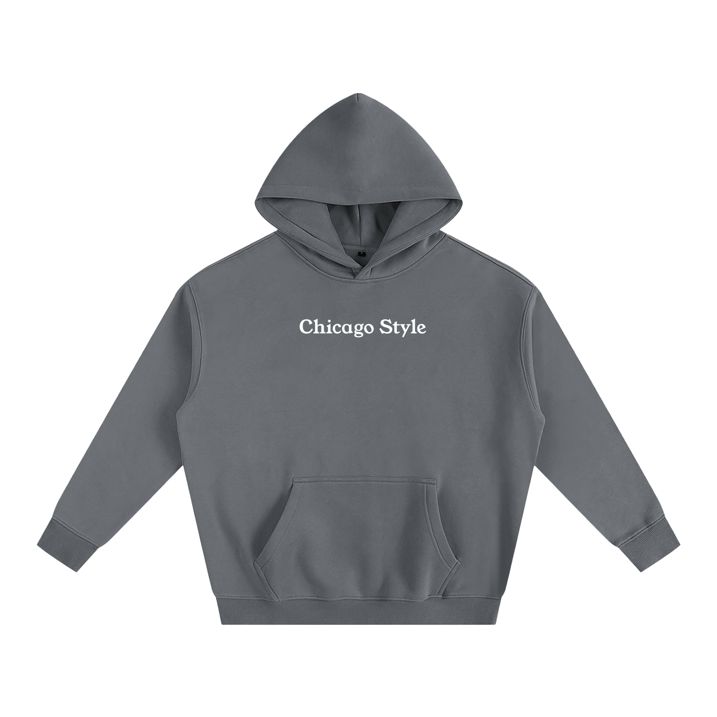 "Chicago Style" Oversize Fleeced Hoodie