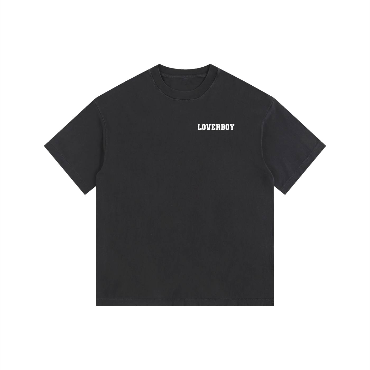 LOVERBOY Vintage Washed Oversized Cotton T-Shirt